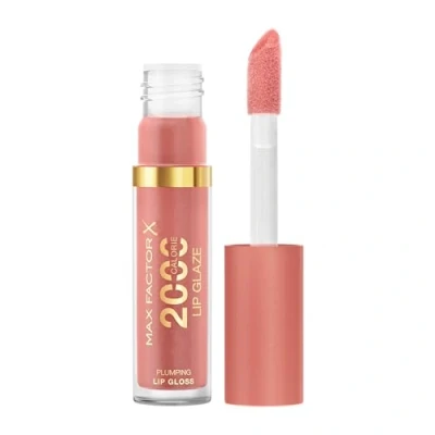 Image of Max Factor 2000 Calorie Lip Glaze Pink Fizz, Full Shine Gloss, Nourishing with Hyaluronic Acid &amp; Squalane, Instant Plump, Non Sticky, Vanilla Milk Scent, Fuller Looking Lips