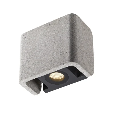 Image of SLV Mana Out Up/Down Outdoor Wall Lamp Grey/Anthracite