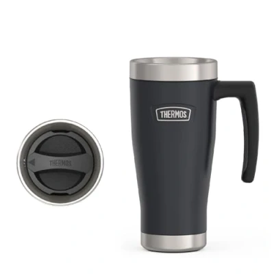 Image of THERMOS, ICON Series, Stainless Steel Mug, Granite, 16 oz