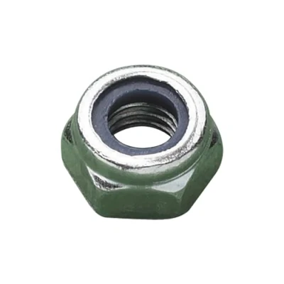 Image of Ace &amp; K M16 DIN985 Type T Nylon Insert Nut Class 6 Zinc Plated Boxed (Pack of 1))