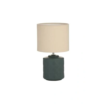 Image of Pauleen 48326 Table luminaire Glowing Soul E14 max. 20W Cream, Dark Green Fabric, Ceramic