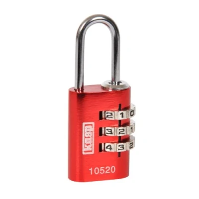 Image of Kasp Aluminium Combination Padlock 20mm Red