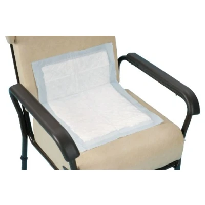 Image of LILLE Classic Bed and Chair Disposable Protector, Incontinence Pad Fast Absorbing Size 60 cm x 60cm Pack of 35