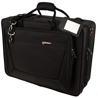 Image of Protec PB301F Trumpet and Flugelhorn Combination Pro Pac Case Black
