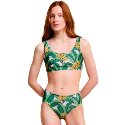 Image of Regatta Orla Kiely Reversible Bikini Set Green Tropical Green, Size: 14