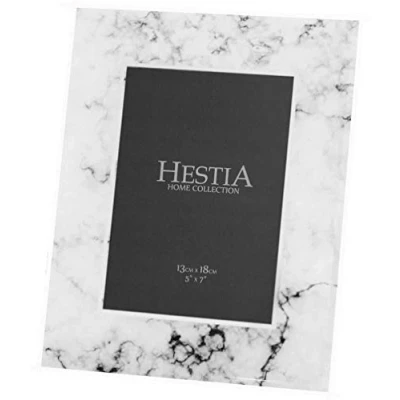 Image of Widdop 5&#039; x 7&#039; Hestia Glass Marble Photo Frame