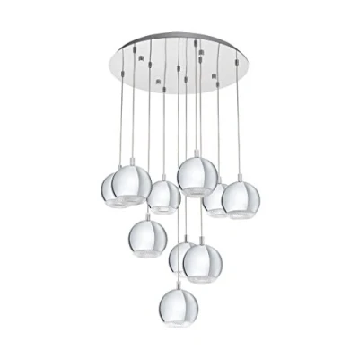 Image of Eglo Lighting Conessa 10 Light Cluster Pendant Chrome, GU10