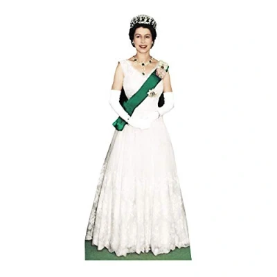 Image of Star Cutouts Cut Out of Queen Elizabeth II 1956