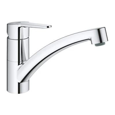 Image of GROHE Baueco Single Lever Sink Mixer 1/2&quot; Chrome 31680000