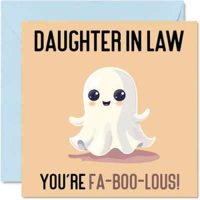 Image of Birthday Cards for Daughter in law Fa Boo Lous Funny Happy Card from Mum Dad Law, Gifts, 145mm x Joke Greeting Women Her
