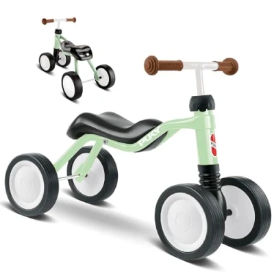 Image of Puky Kids Bike Loopfiets Wutsch Bundle, 12 inches, Pastel Green