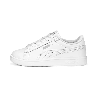 Image of Puma Childrens Unisex Smash 3.0 L Shoes Trainers White Size UK 1.5