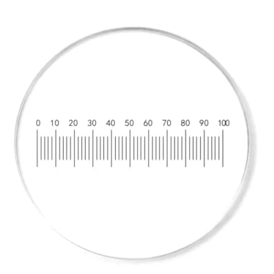 Image of Eyepiece Calibration Ruler Slides Microscope Micrometer Slide Stage