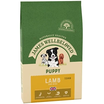 Image of James Wellbeloved Puppy Lamb &amp; Rice 7.5kg
