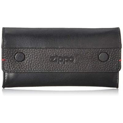 Image of Zippo Nappa Tabakbeutel Schwarz Men’s Wallet, Black (Schwarz), 2.5x8x15 Centimeters (B x H T)