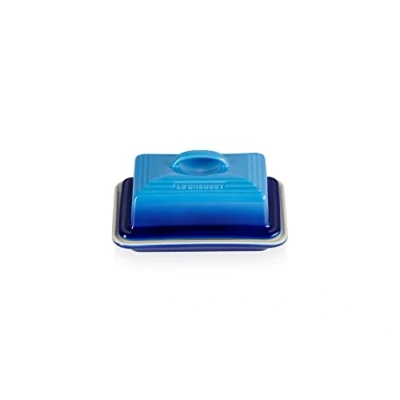 Image of Le Creuset Azure Stoneware Butter Dish