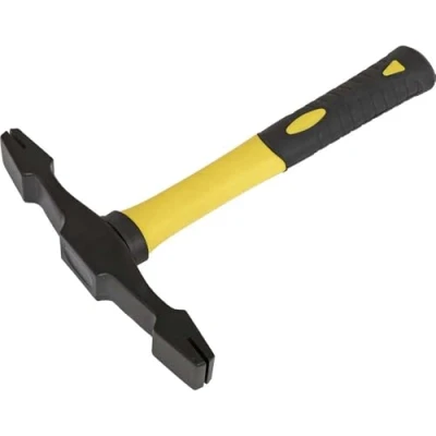Image of Sealey Premier Double Ended Scutch Hammer with Fibreglass Handle