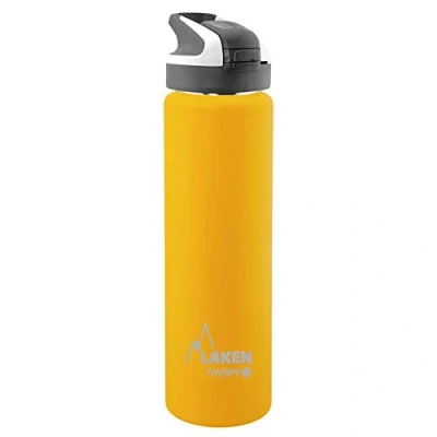 Image of Laken Unisex Adult Thermos TS7Y Flask, Yellow, 18/8 0.75 L
