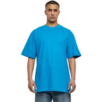 Image of Urban Classics TALL TEE Basic Tshirt, Men&#039;s, Size: 5XL, Turquoise