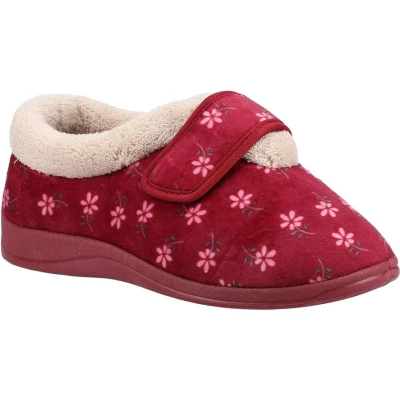 Image of Fleet &amp; Foster Tunnis MEMORY FOAM Womens Red Size UK 8