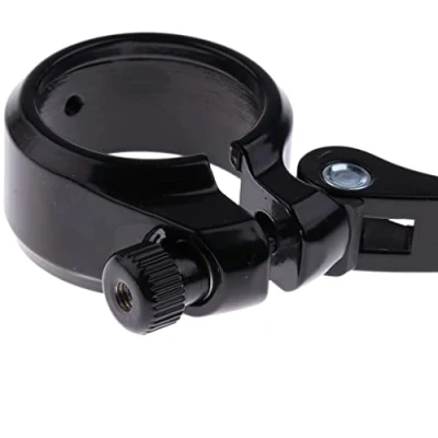 Image of Cycling Seat Clamps 40mm Aluminum Road Mountain Bike Post Clamp Quick Release Lock Collar