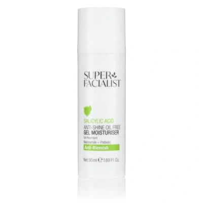 Image of Super Facialist Anti Blemish Clarifying Gel Moisturiser with Salicylic Acid Hydrating Oil Free Face Cream Niacinamide for Acne Treatment &amp; Blackhead Remover, Vegan Friendly 50ml