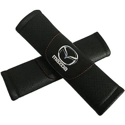 Image of KABUTM 2Pcs Car Seat Belt Cover for Mazda 3 CX 6 5 MX Miata 9, Comfortable Pads Safety Seatbelt Shoulder Strap Covers Protector