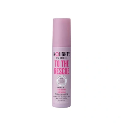 Image of Noughty 97% Natural To The Rescue Anti Frizz Serum, Smoothing Hydrating Formula with Heat Protection for Dry, Frizzy and Damaged Hair, Sweet Almond Argan Oil, 75ml