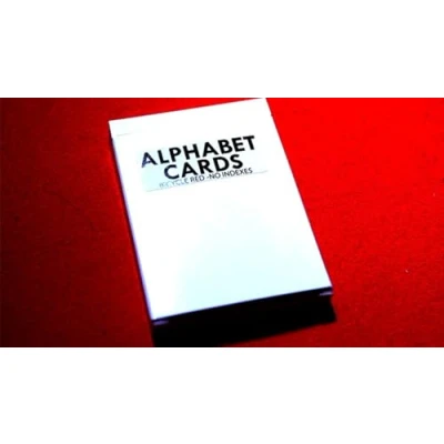 Image of Alphabet Playing Cards Bicycle No Index by PrintByMagic, Magic Trick, Card Mentalism