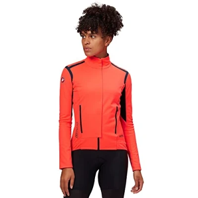 Image of CASTELLI 4519535 288 PERFETTO RoS W LS Jacket Women&#039;s Brilliant Pink M
