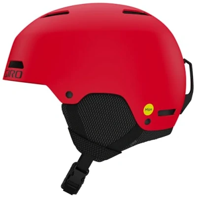 Image of Giro Crue MIPS Youth Snow Helmet Matte Bright Red Medium 52 55.5CM