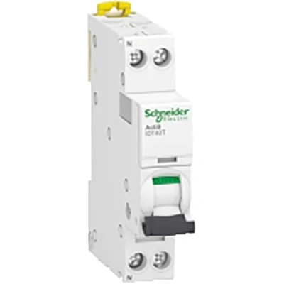 Image of Acti9 iDT40T Circuit Breaker 1P+N 32A C Curve 4500A/6kA