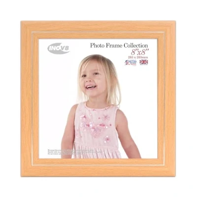 Image of Inov8 Framing Photo Frame, Wood, Beech 53, 8x8 inch
