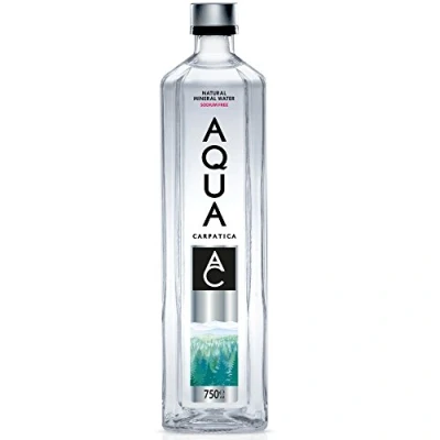 Image of AQUA Carpatica Still Natural Mineral Water 750ml Glass (Pack of 6) Naturally Sodium Free