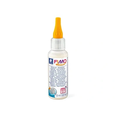 Image of 50ml Transulcent Deco Gel Liquid Oven Hardening Decorating Fluid Consistency for Polymer Clay Modelling Drawings Grouting Silicone Moulds Compatible with Fimo