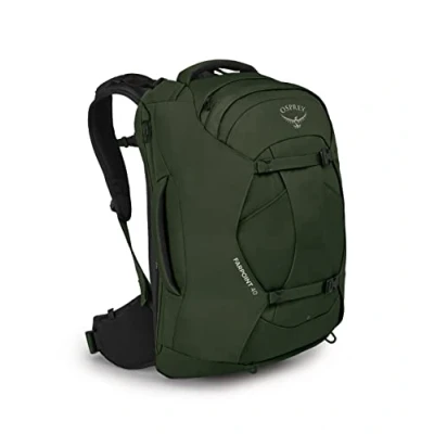 Image of Osprey Farpoint Men&#039;s Travel Pack, 40L, Gopher Green, O/S