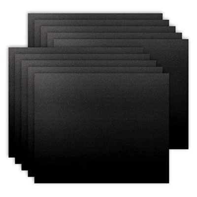 Image of SPARES2GO Universal Teflon Oven Liner Non Stick Heavy Duty Fan Assisted Cooker Lining (Pack of 10)