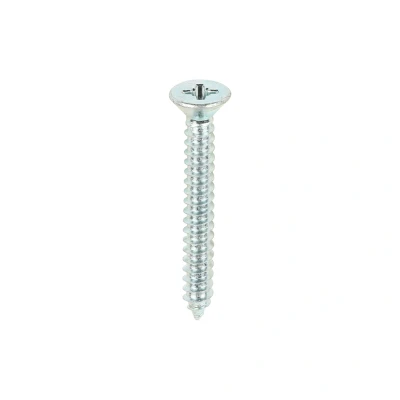 Image of Timco Metal Tapping Screws PZ Countersunk Self Zinc (Size 10 x 1 1/2 100 Pieces)