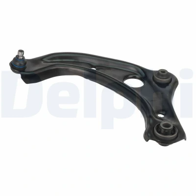 Image of 545015FA1C Suspension Arm DELPHI TC8383 with ball joint Front Axle Left, Lower Control Sheet Steel NISSAN: MICRA 5