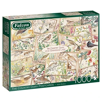 Image of Jumbo, Falcon de luxe The Country Diary Postcards, Jigsaw Puzzles for Adults, 1000 piece
