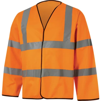 Image of Sitesafe Hi vis Lightweight Jackets, EN20471, Orange M