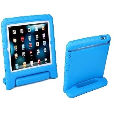 Image of Aken Kids Light Weight Shock Proof Handle Case for iPad Mini 1/ 2 / 3/ 4 (Blue)