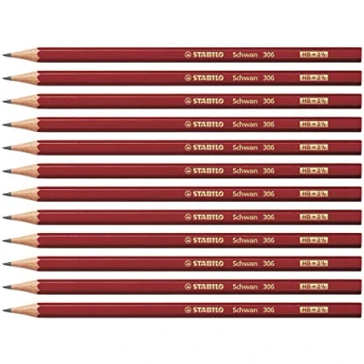 Image of Graphite Pencil STABILO Schwan Pack of 12 HB