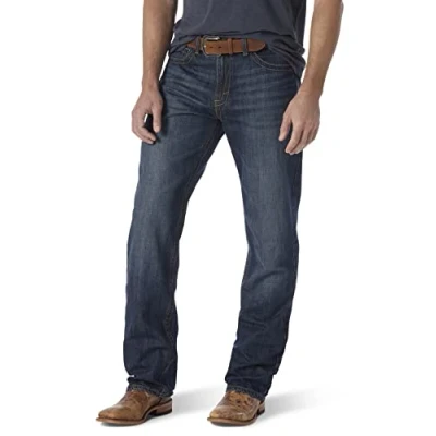 Image of Wrangler Men&#039;s 20X Extreme Relaxed Fit Jeans, Wells, 36W 38L UK