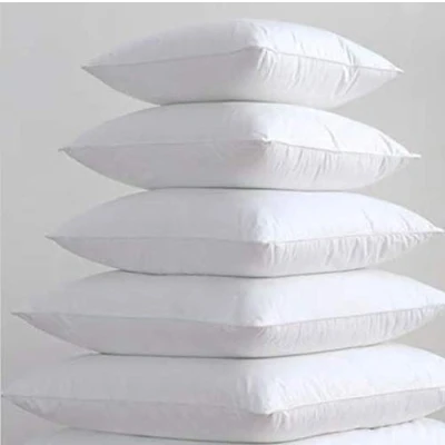 Image of EGYPTO Luxury White Duck Fetaher Cushion Pad inners Pads 100% Natural Cotton (Pack of 2, 22&quot; x 22&quot;)