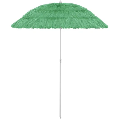 Image of vidaXL Hawaii Beach Parasol Green 180 cm