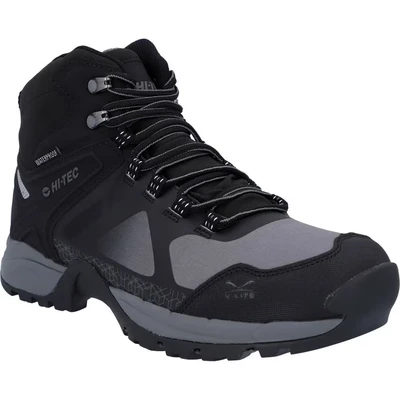 Image of Hi Tec Men&#039;s V LITE Psych WP Hiking Boot, Black/DK Grey/LT Grey, 7 UK