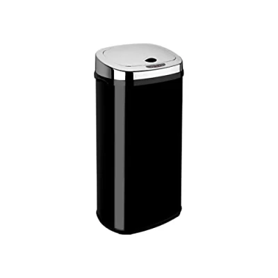 Image of Dihl Kitchen Bin with Motion Sensor Lid, Automatic Manual Override, Battery Operated, Hygienic Waste Disposal, 42 Litre, Black