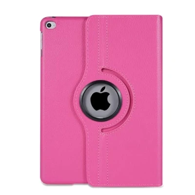 Image of Leather Rotate 360 Stand Case For Apple iPad Air 1st 2nd 9.7 2017/2018 5th &amp; 6th Generation (PINK)