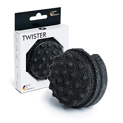 Image of Blackroll Twister Massage Tool Black, Perfect for Muscle Recovery and Relaxation